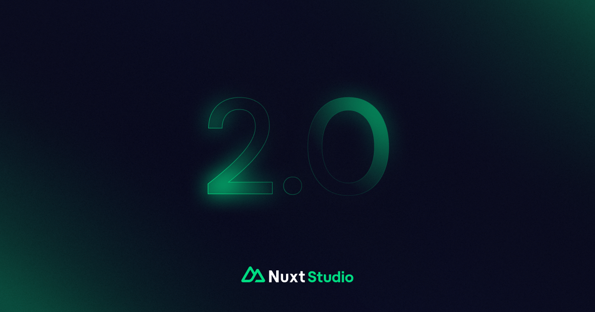 Introducing Nuxt Studio v2